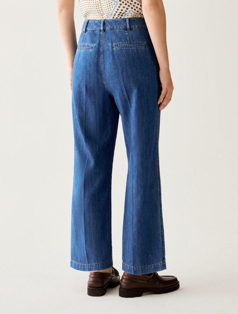 Lightweight straight-leg jeans - BLUE JEANS - pennyblack