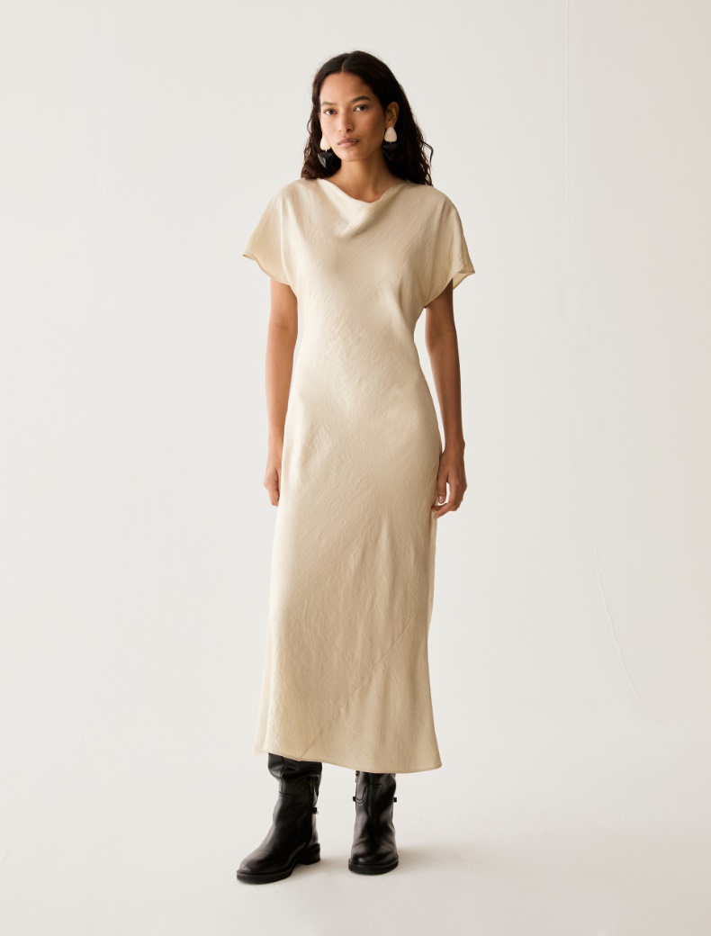 Crinkle twill midi dress - Pennyblack - 6