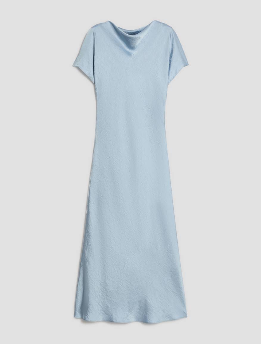 Crinkle twill midi dress - BLUE-GREY - Pennyblack - 2