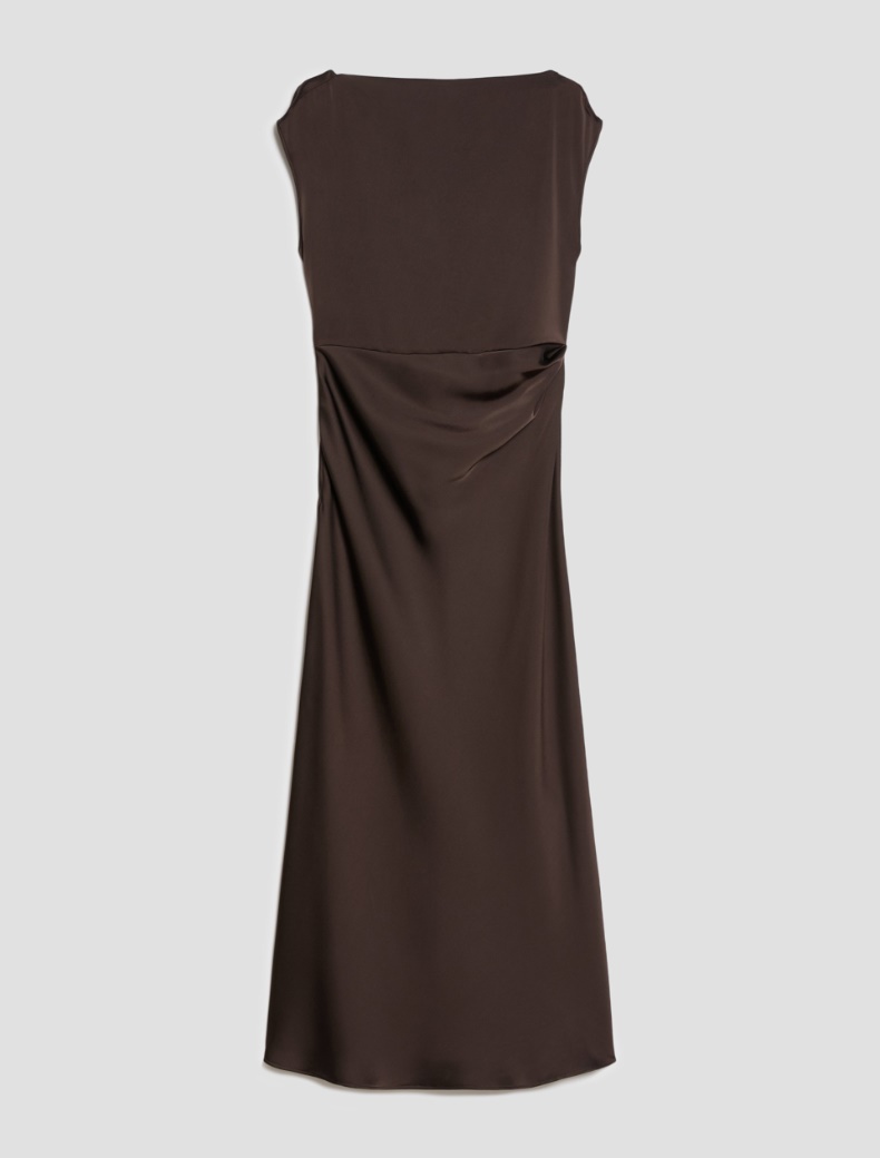 Satin dress with draping - Pennyblack - 7