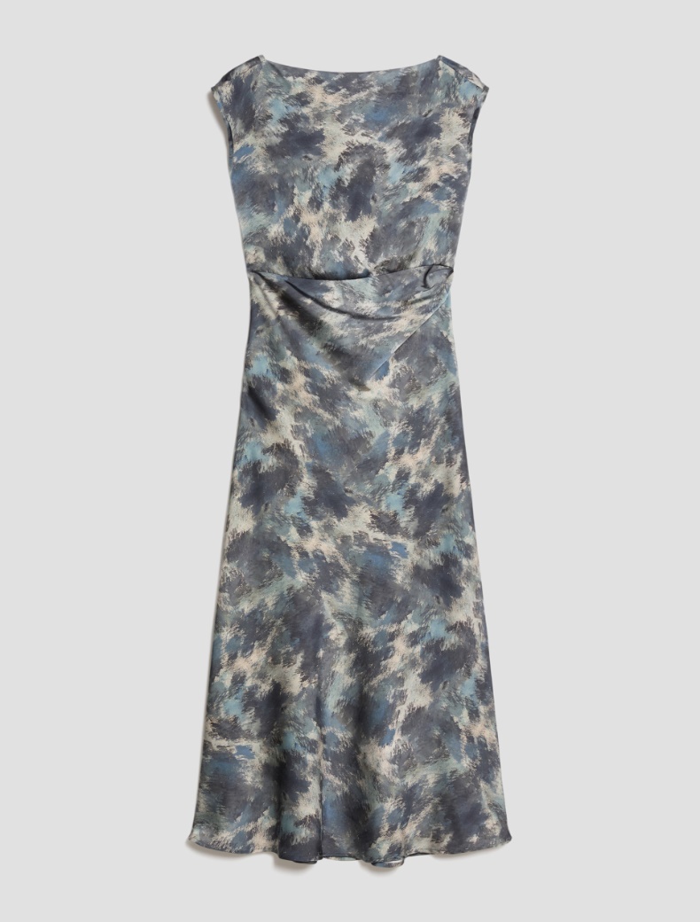 Satin dress with draping - Pennyblack - 2