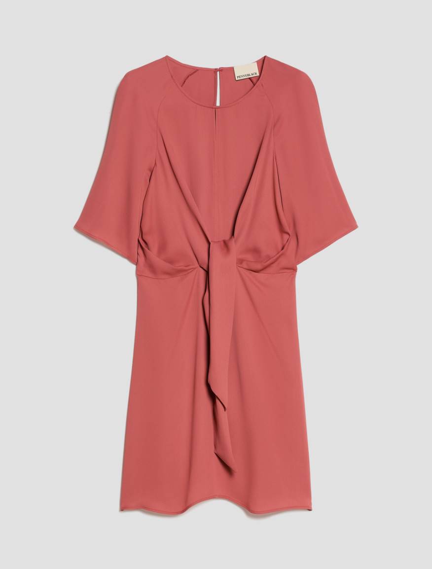 Double georgette dress - RED - Pennyblack - 2