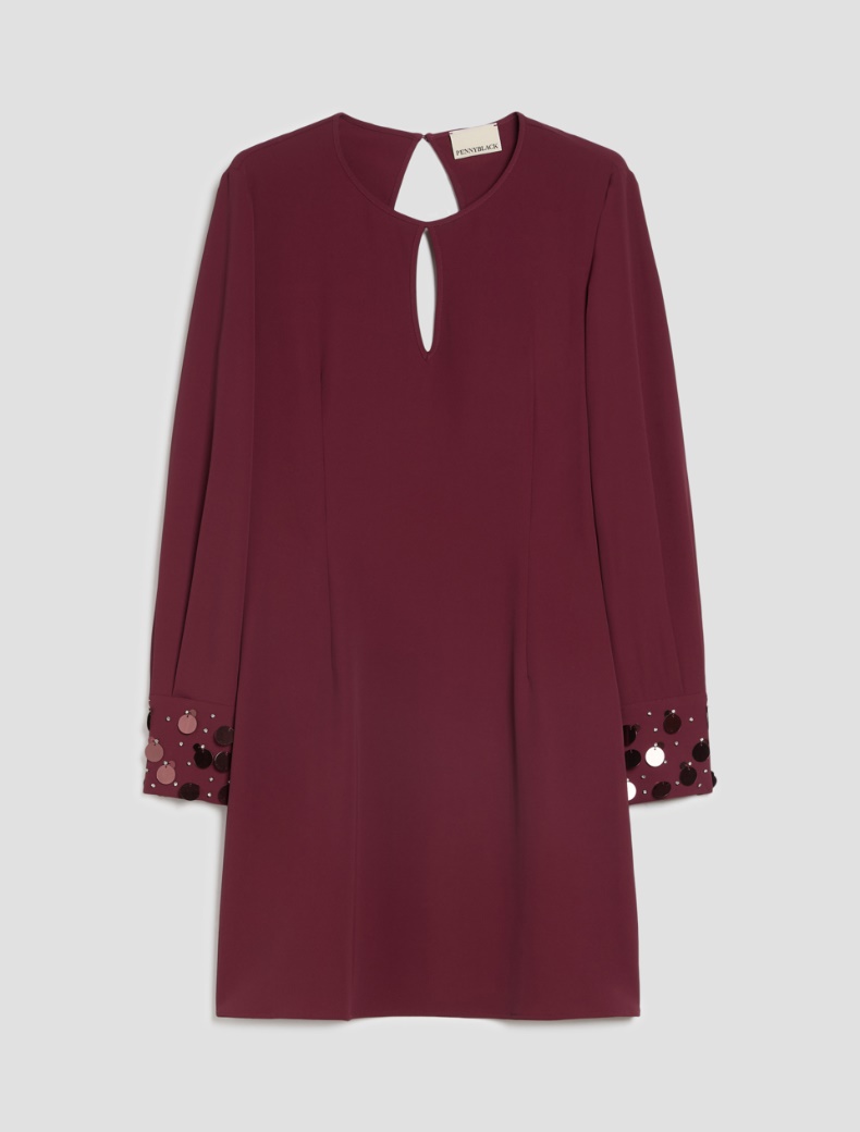 Sheath dress with bijou embroidery - Pennyblack - 7