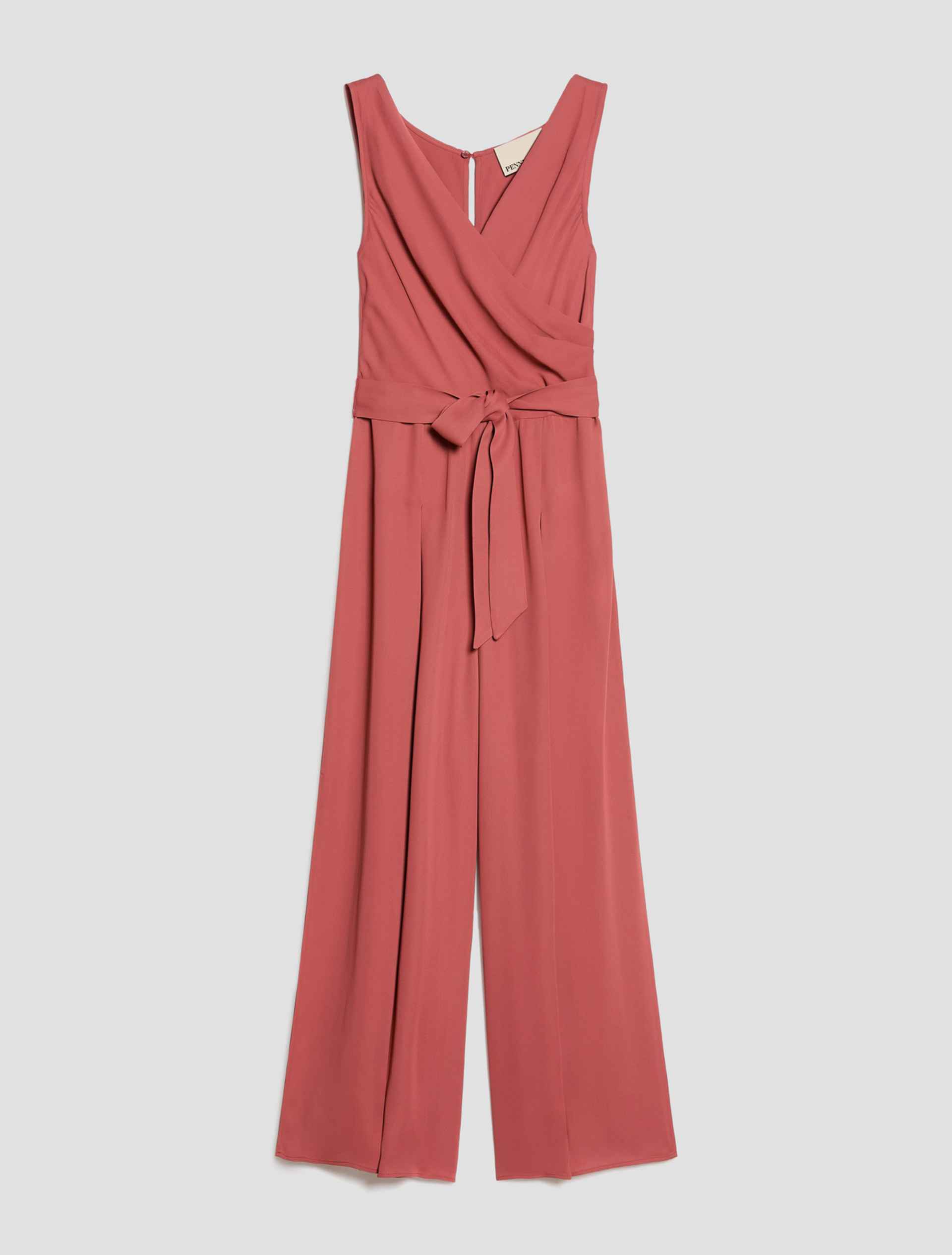 Double georgette jumpsuit - RED - pennyblack