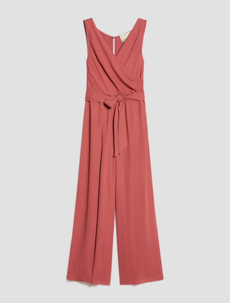 Double georgette jumpsuit - RED - Pennyblack - 2