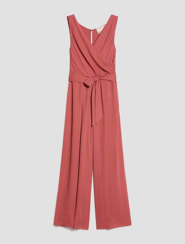 Double georgette jumpsuit - RED - pennyblack