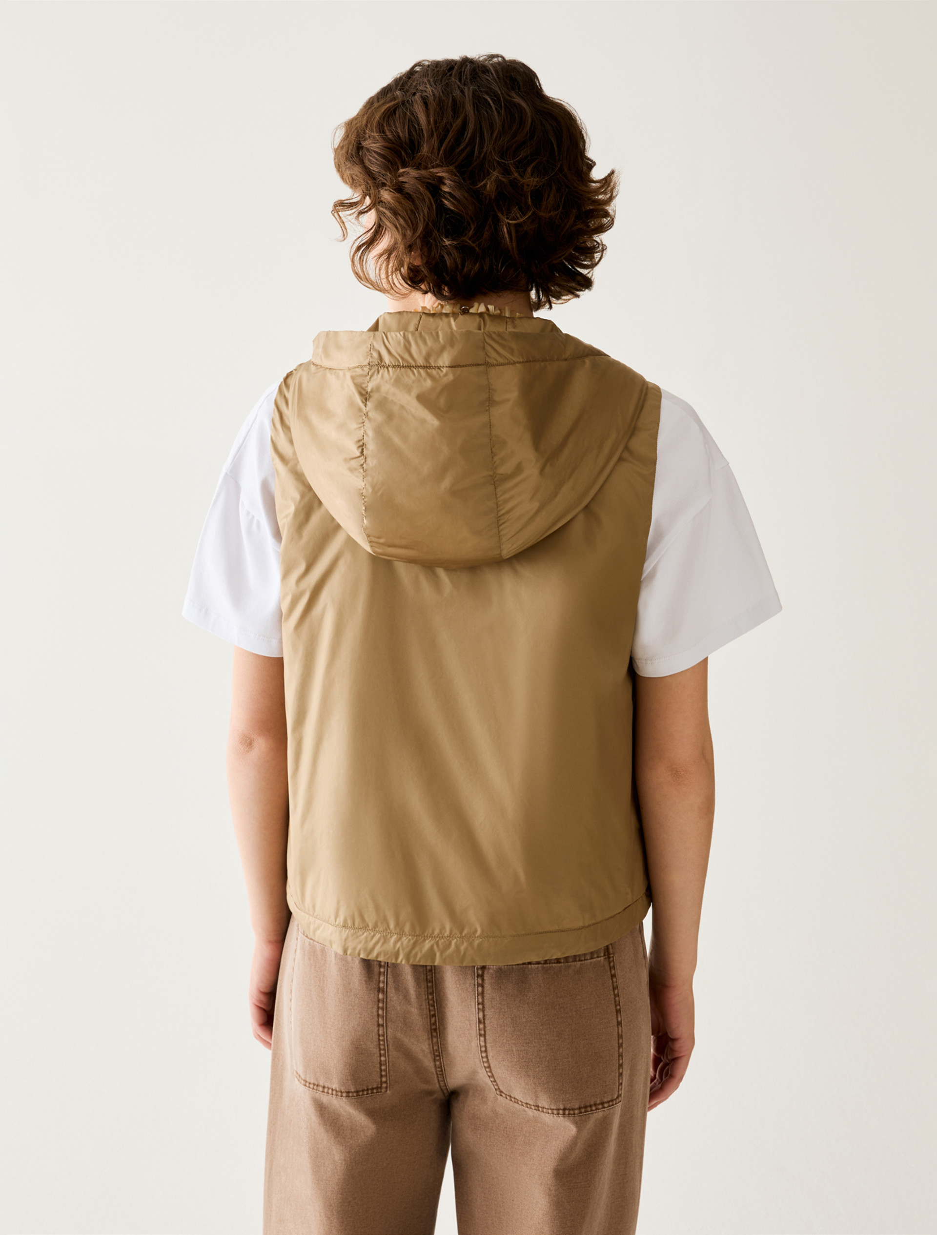 Water-repellent padded gilet - CAMEL - Pennyblack - 3