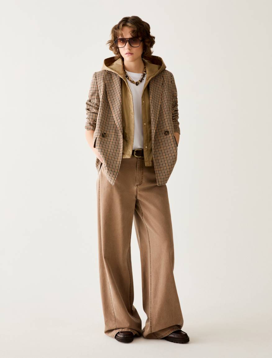 Water-repellent padded gilet - CAMEL - Pennyblack - 5