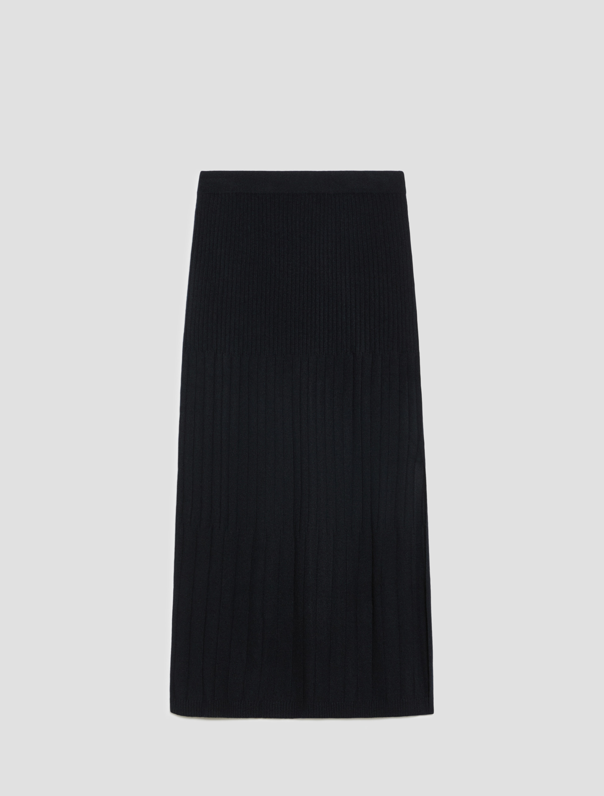 Ribbed knit skirt - BLACK - Pennyblack - 2