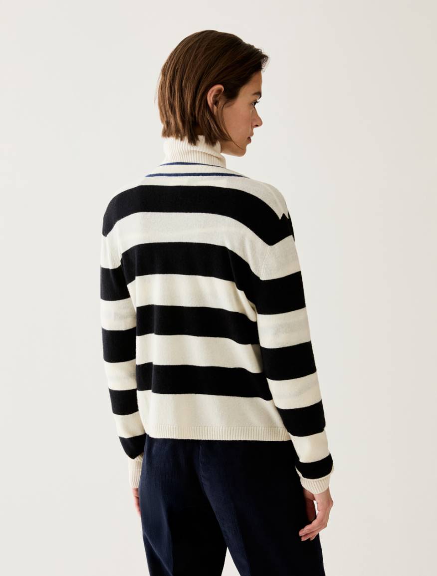 Wool/cashmere cardigan - BLACK - Pennyblack - 3