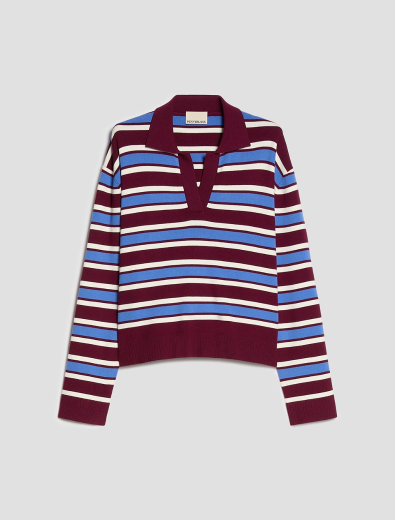 Fine-knit polo shirt - Pennyblack - 7