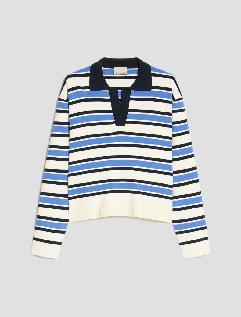 Fine-knit polo shirt - Pennyblack - 7