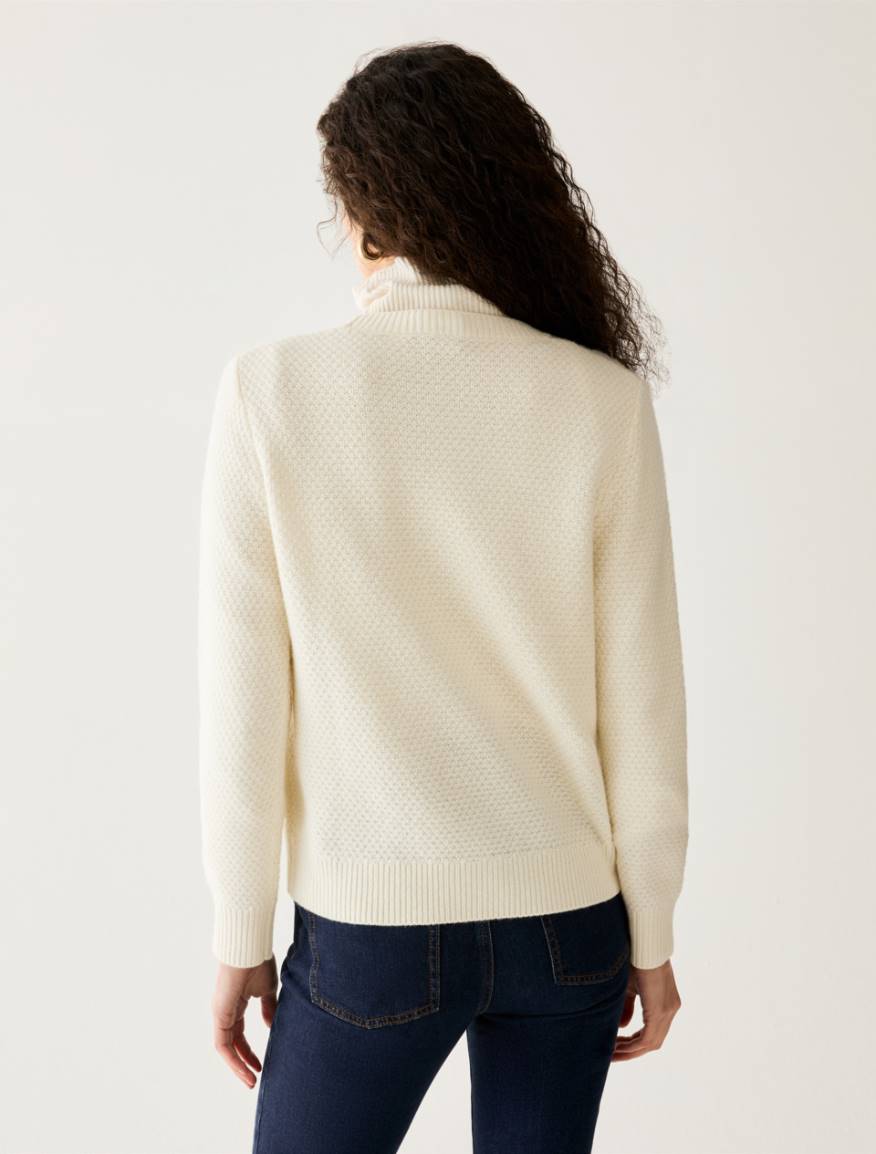 Diamond and Rhinestone Jumper - IVORY - Pennyblack - 3