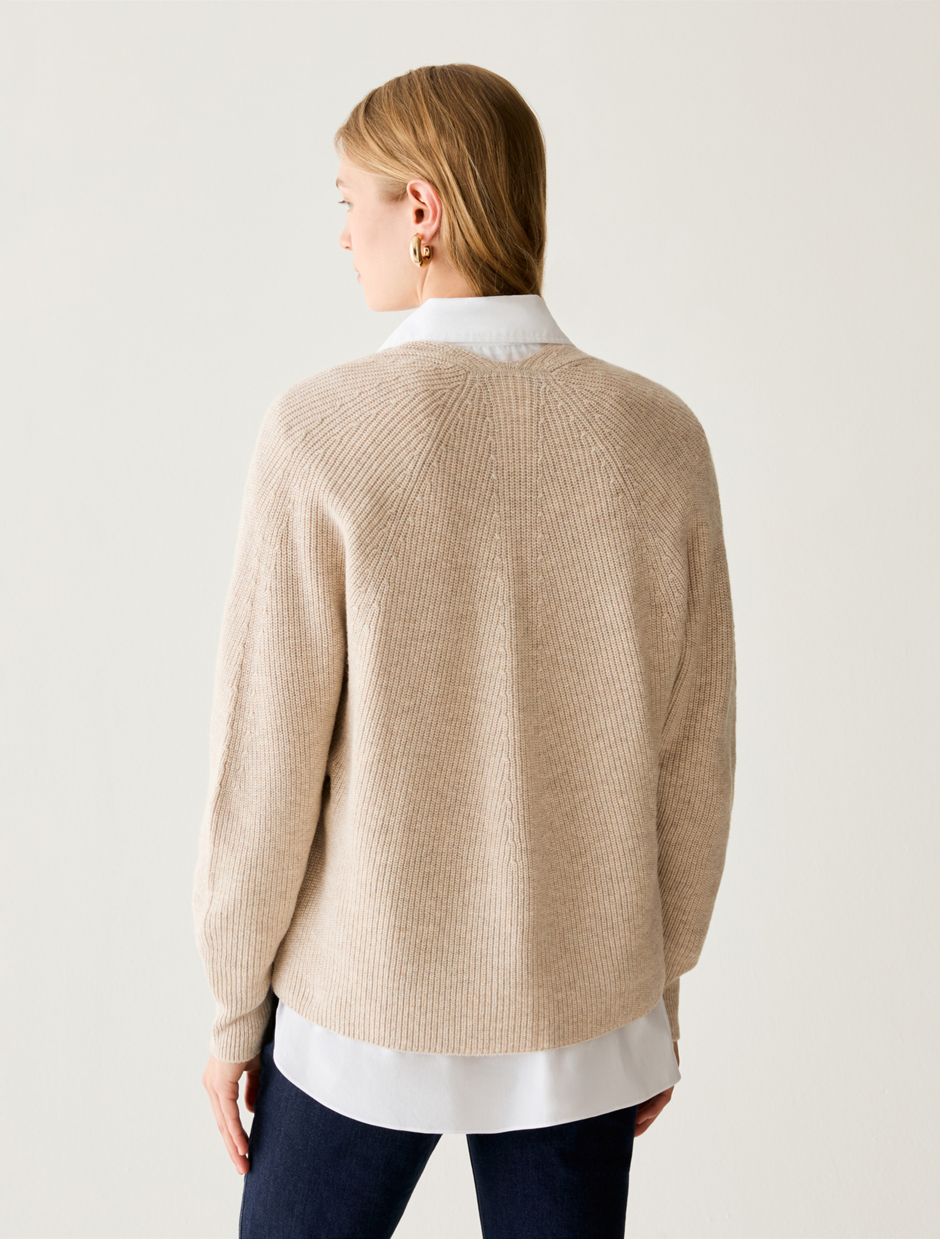 Trinity stitch jumper - BEIGE - Pennyblack - 3