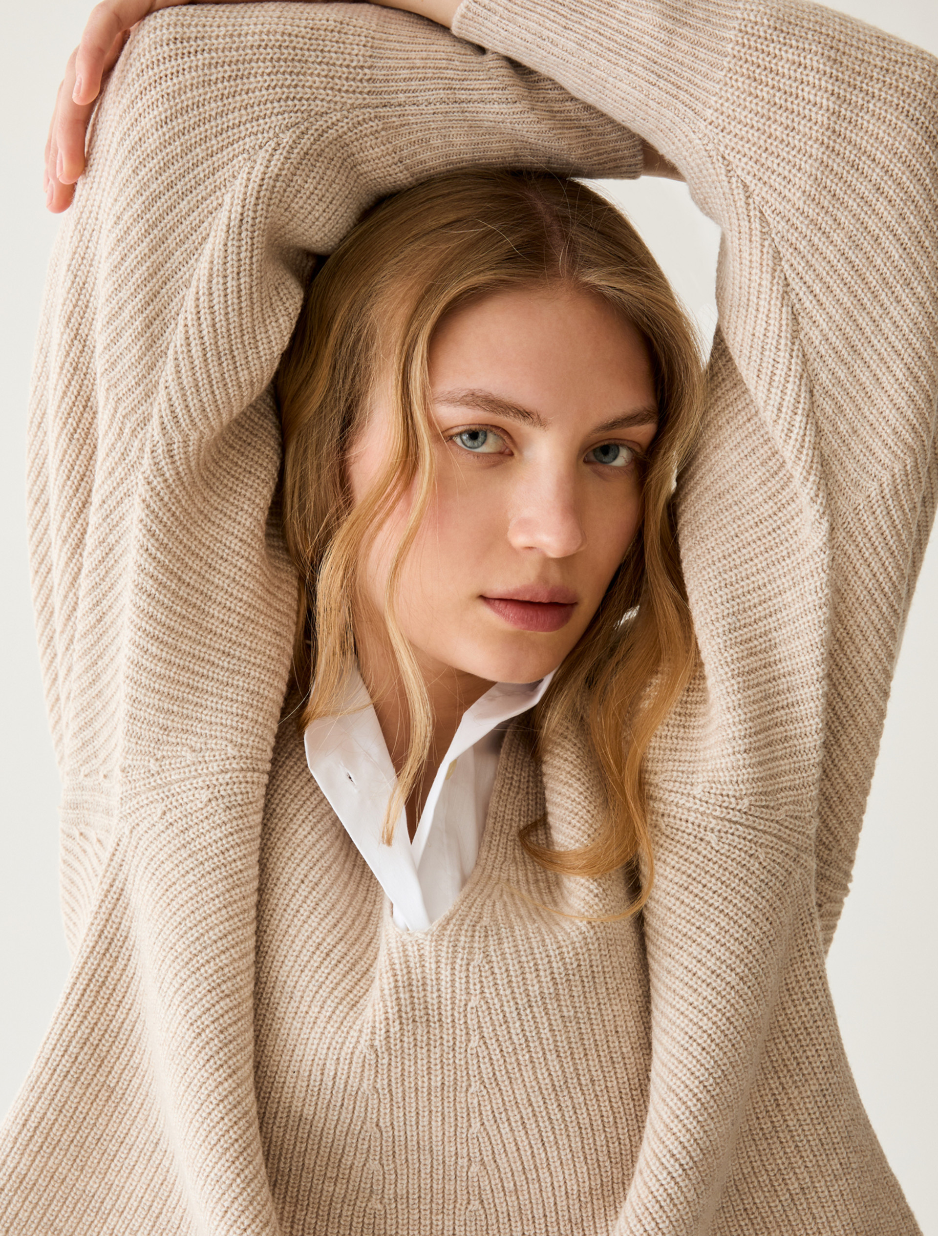 Trinity stitch jumper - BEIGE - Pennyblack - 4