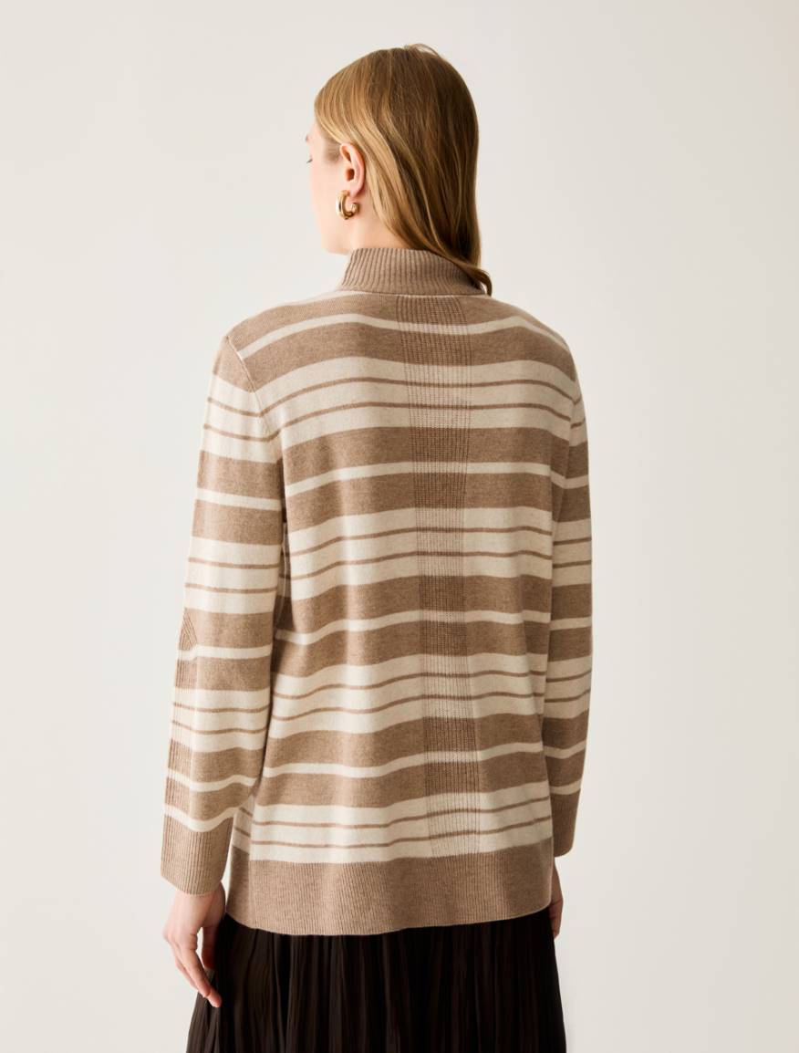 Soft wool blend jumper - HAZELNUT BROWN - Pennyblack - 3