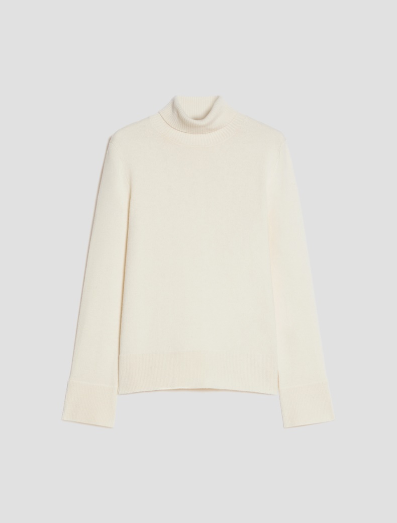 Wool-blend polo-neck jumper - Pennyblack - 7