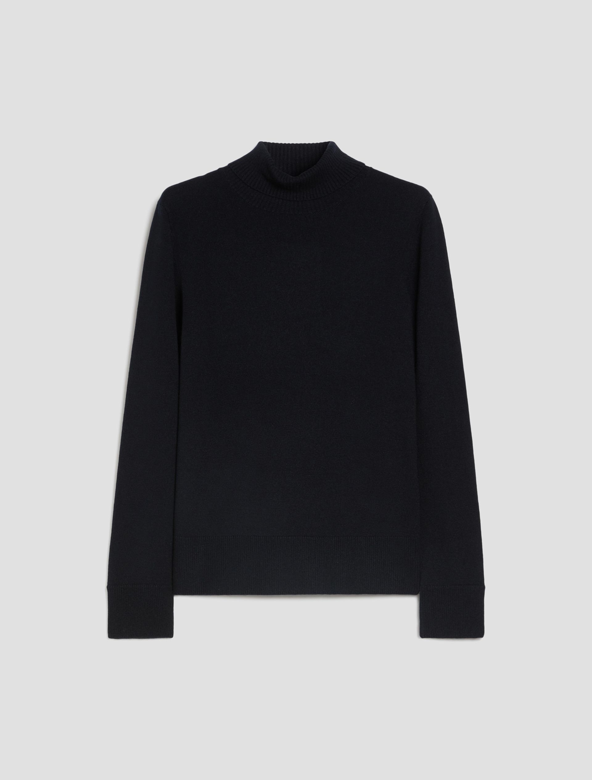 Wool-blend polo-neck jumper - BLACK - Pennyblack - 2