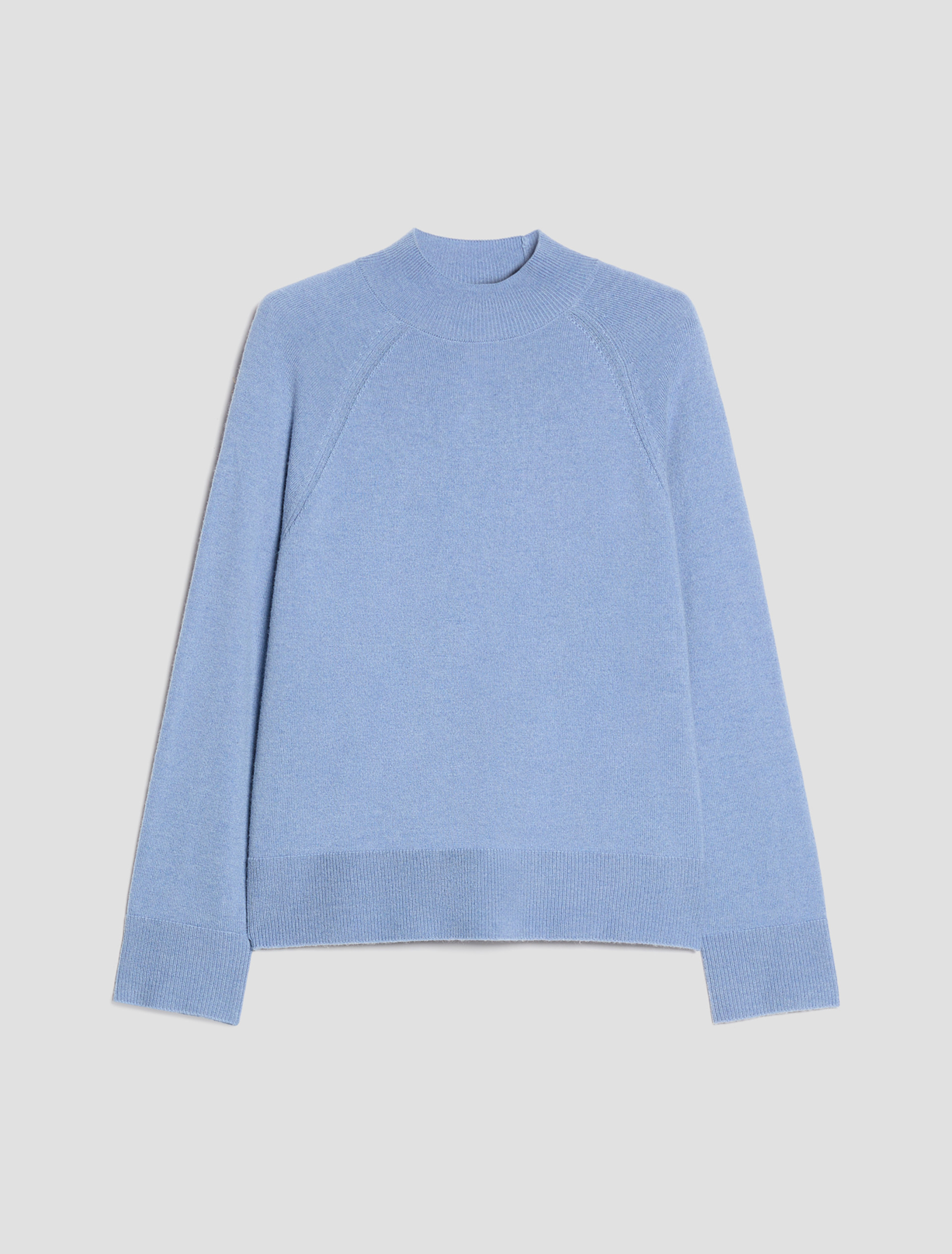 Boxy-cut wool blend jumper - LIGHT BLUE - Pennyblack - 2