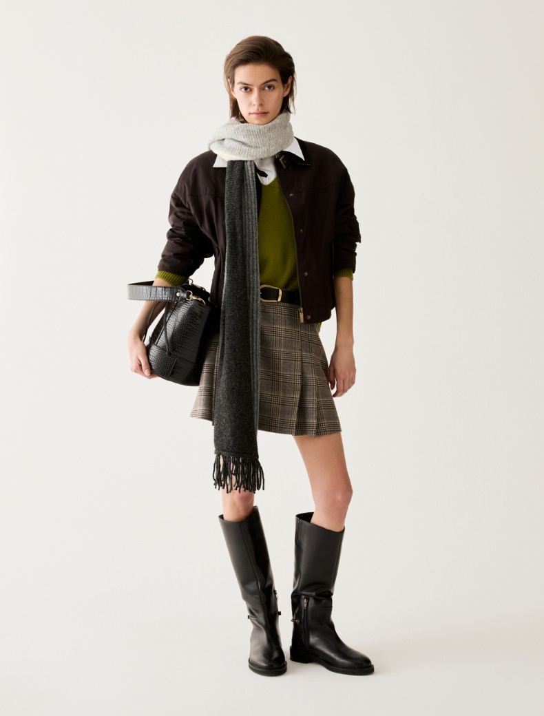 V neck wool blend jumper - Pennyblack - 5