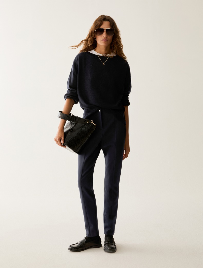 Wide-fit wool and cashmere jumper - Pennyblack - 5