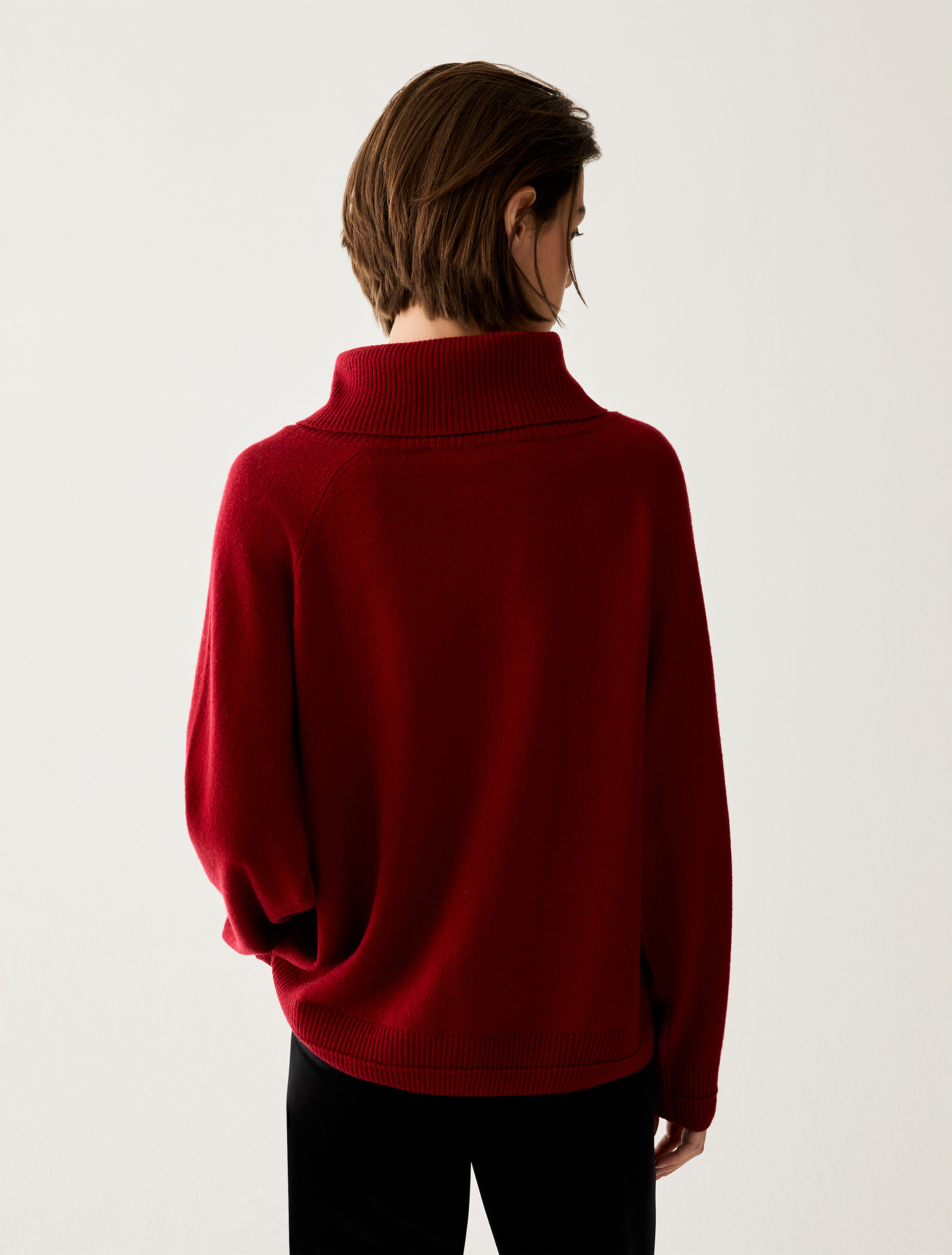 Wool and cashmere jumper - RED - Pennyblack - 3