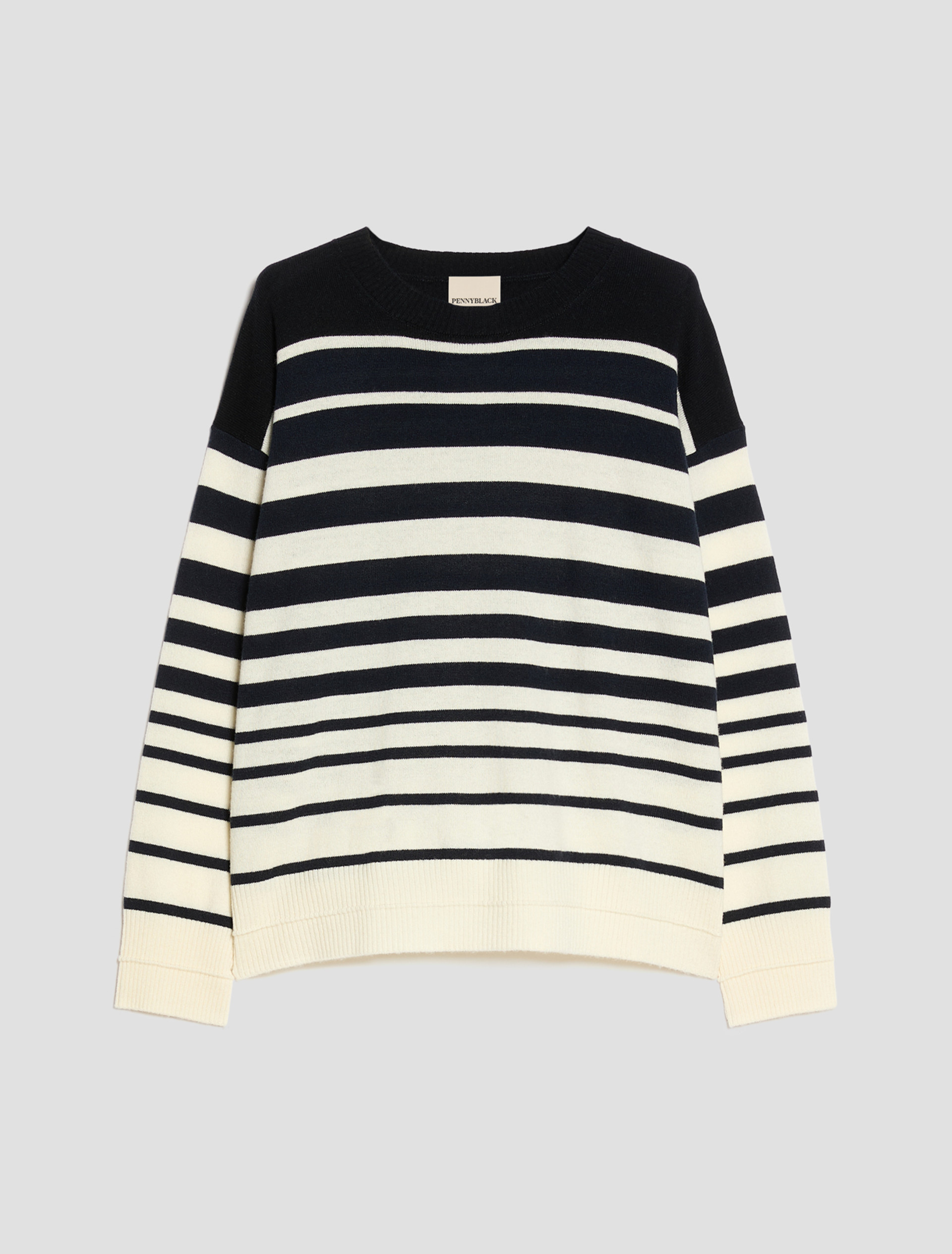 Wool and cashmere jumper - NAVY - Pennyblack - 2