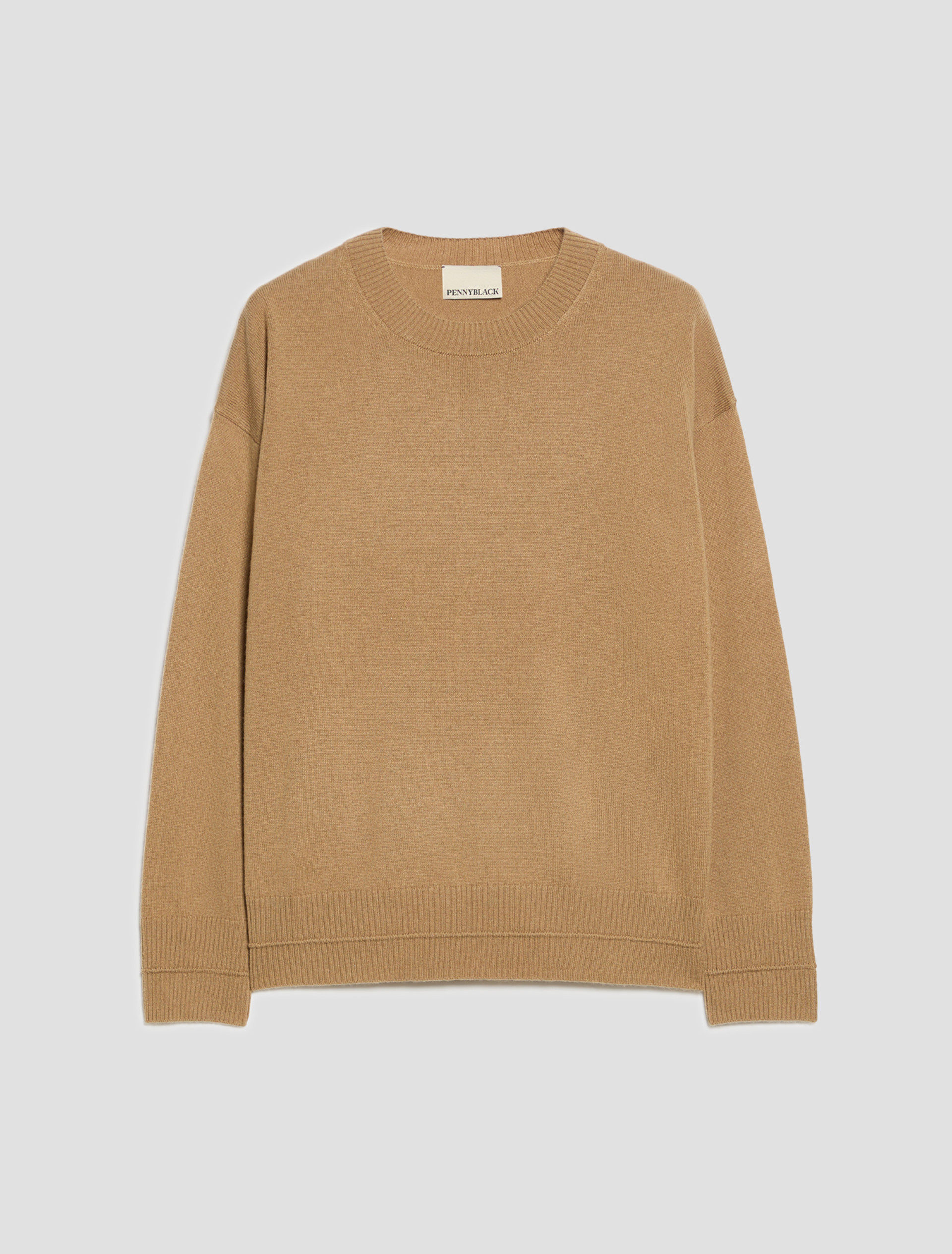 Wool and cashmere jumper - CINNAMON - Pennyblack - 2