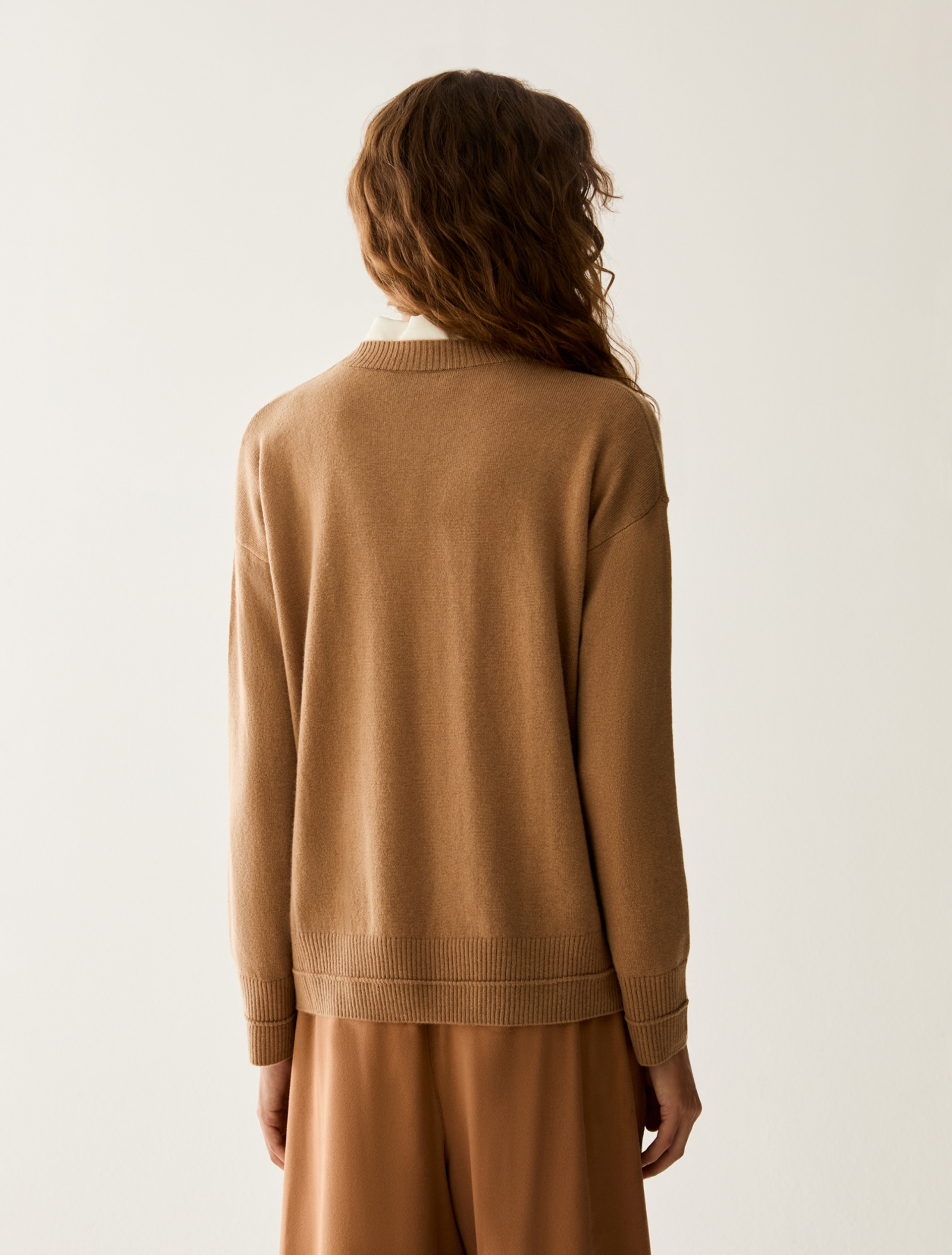 Wool and cashmere jumper - CINNAMON - Pennyblack - 4
