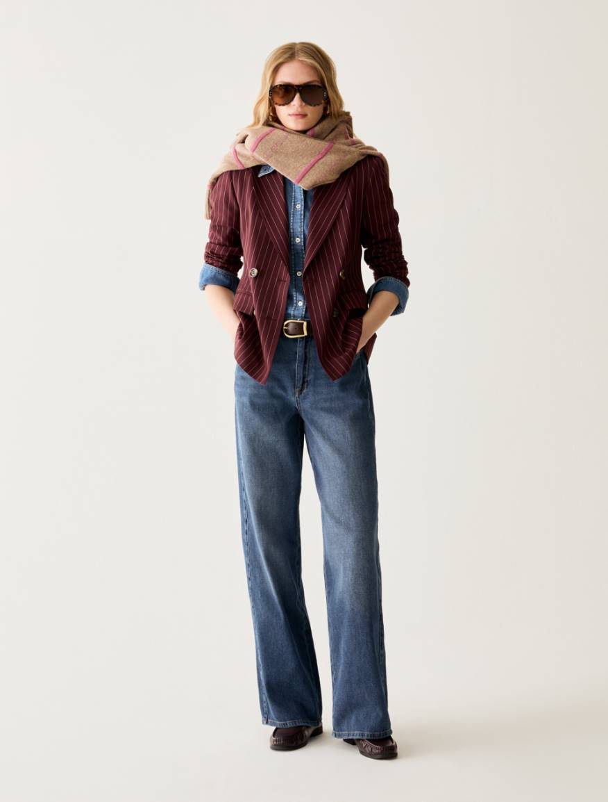 Raised-stripe jumper - CAMEL - Pennyblack - 5