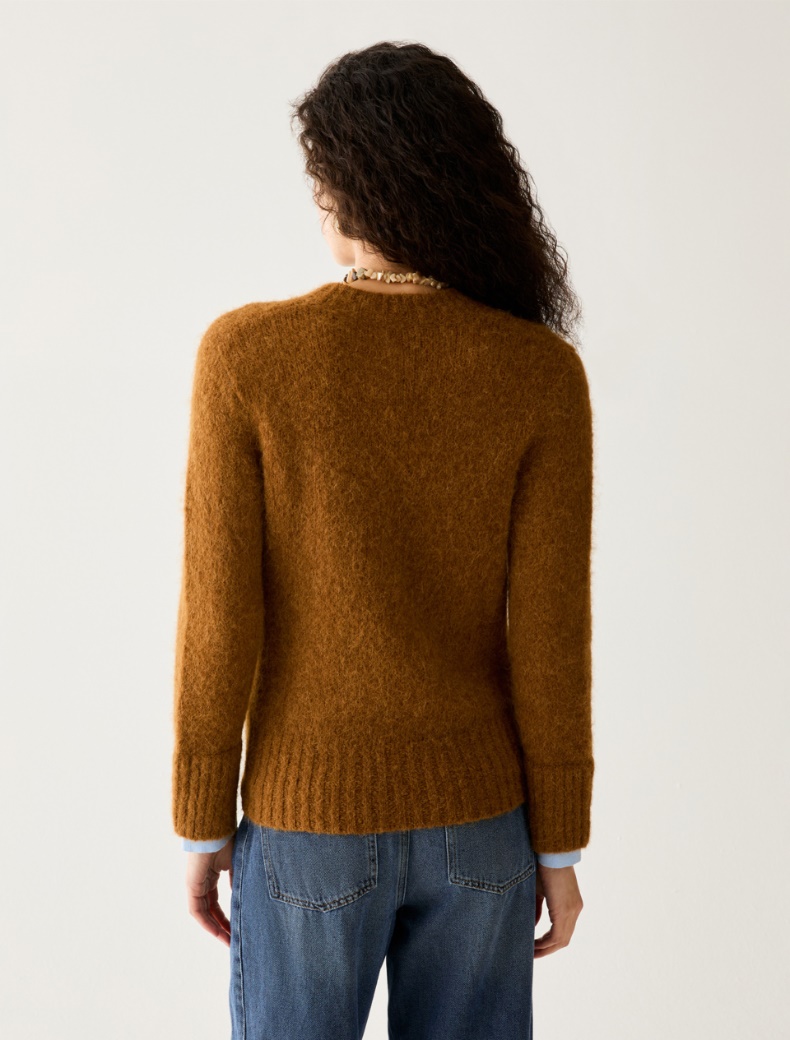 Alpaca-blend crew-neck jumper - Pennyblack - 3