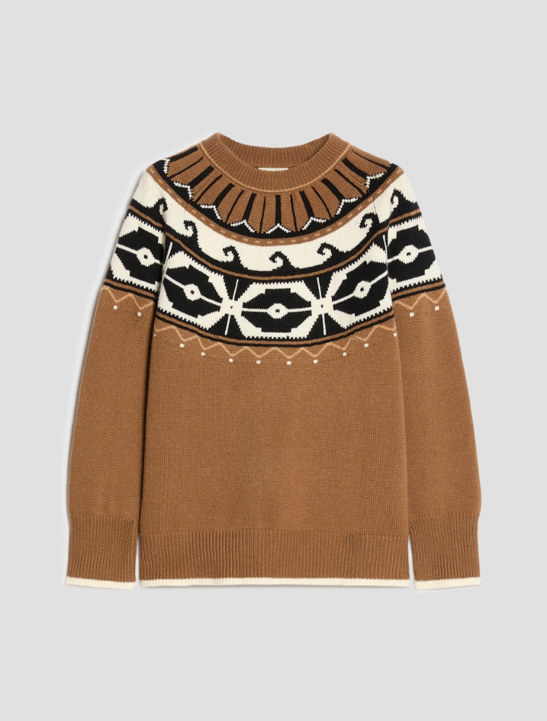 Wool-blend jacquard jumper - Pennyblack - 2