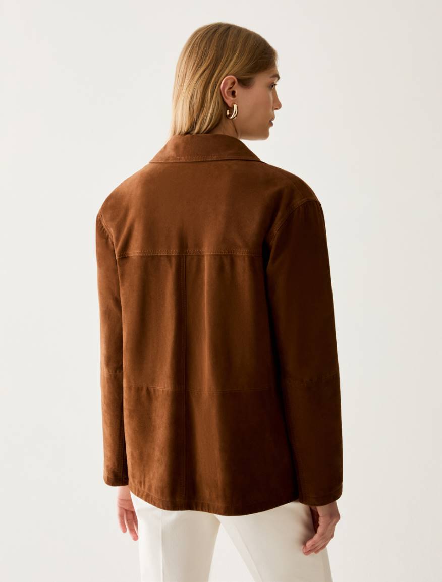 Suede blazer - TOBACCO - Pennyblack - 3