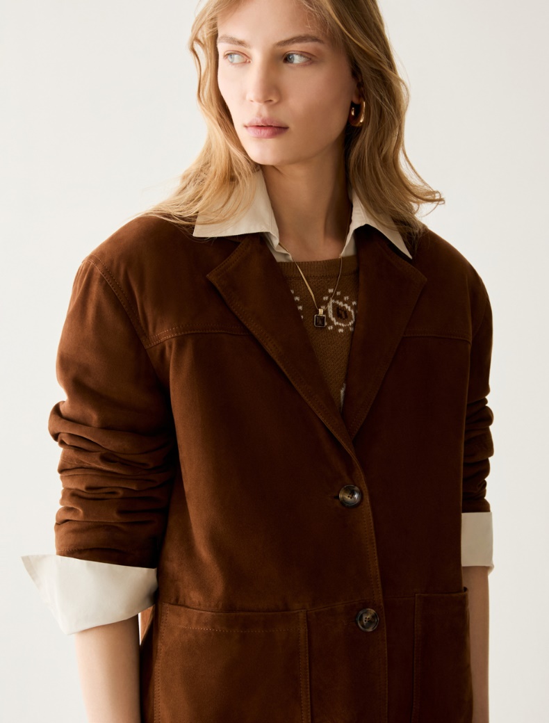 Suede blazer - Pennyblack - 4