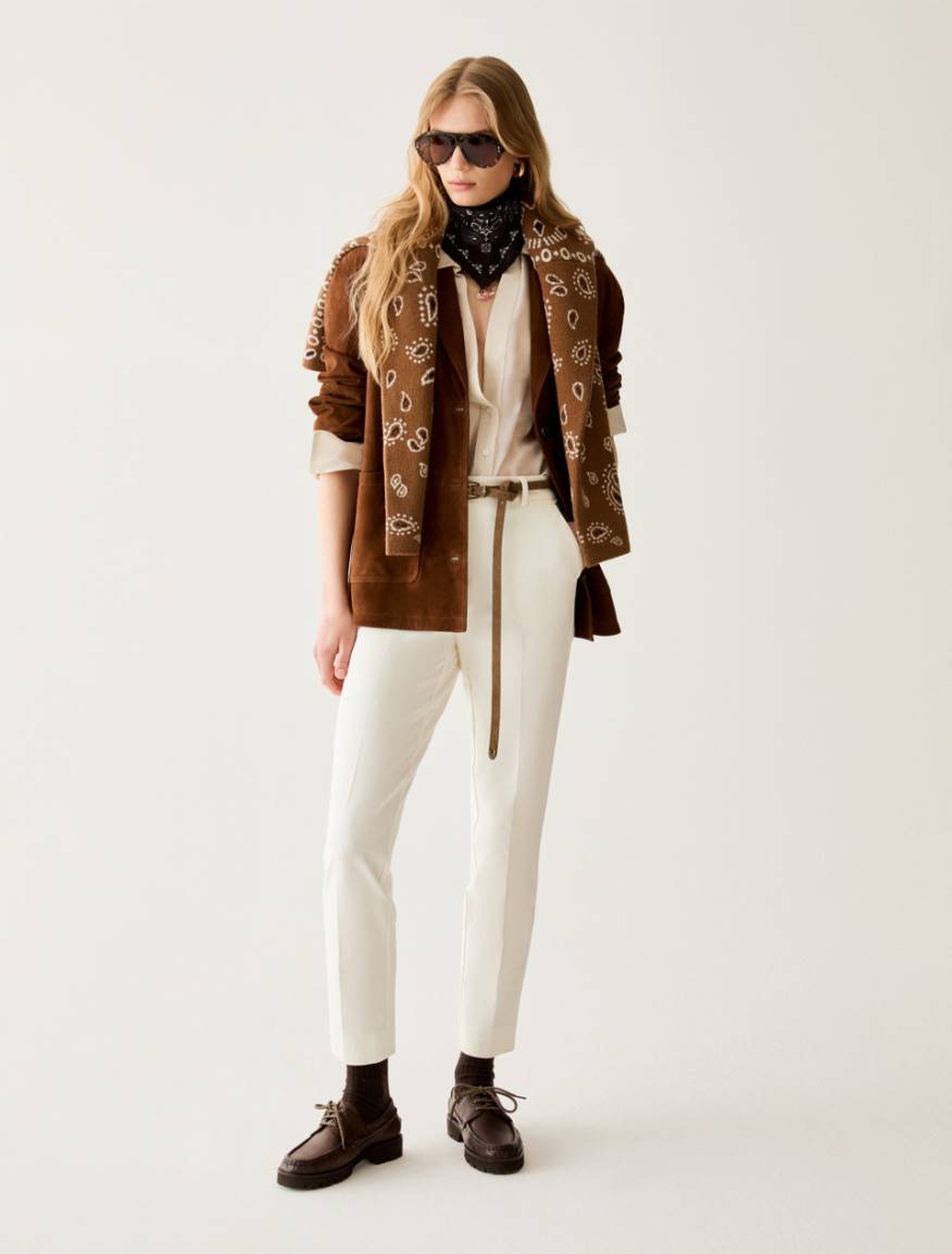 Suede blazer - TOBACCO - Pennyblack - 5