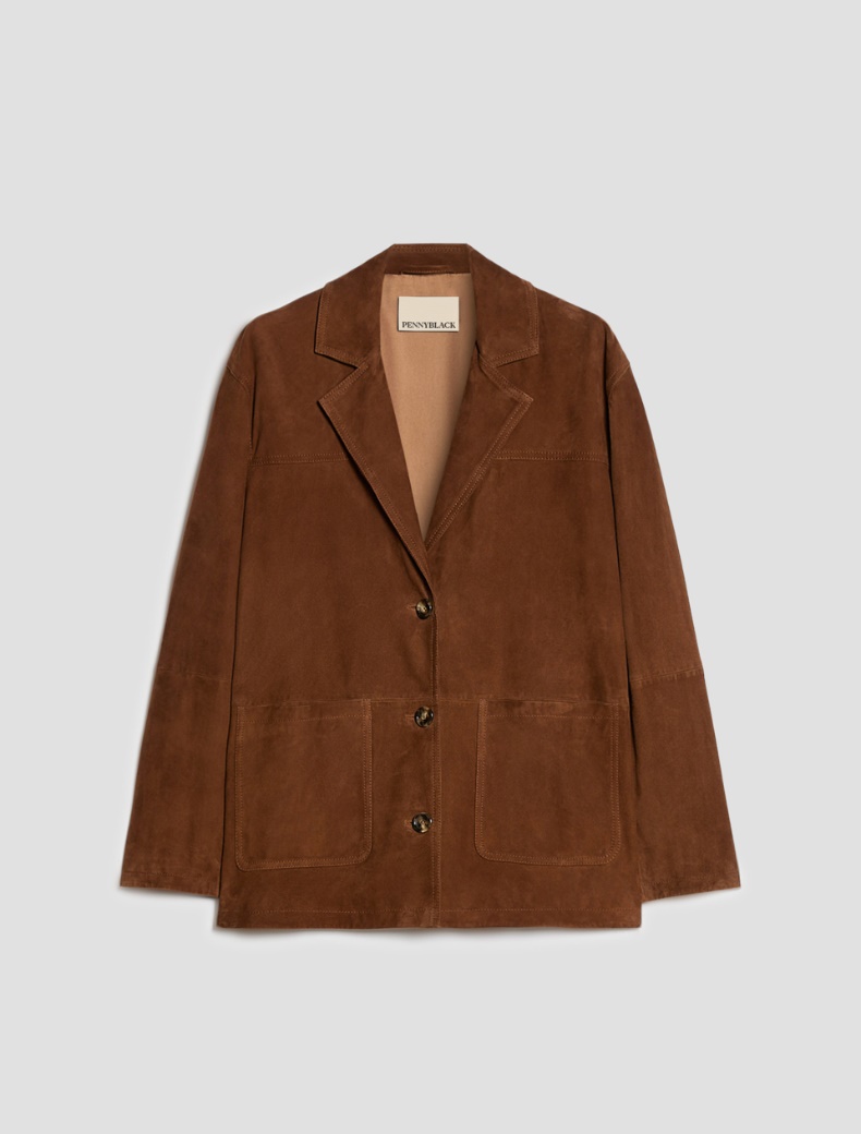 Suede blazer - Pennyblack - 7