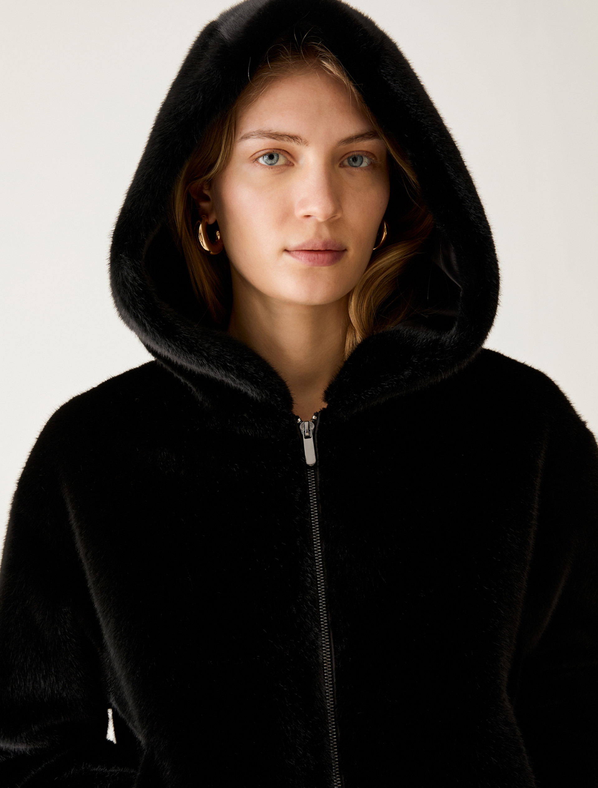 Soft and warm bomber jacket - BLACK - Pennyblack - 4