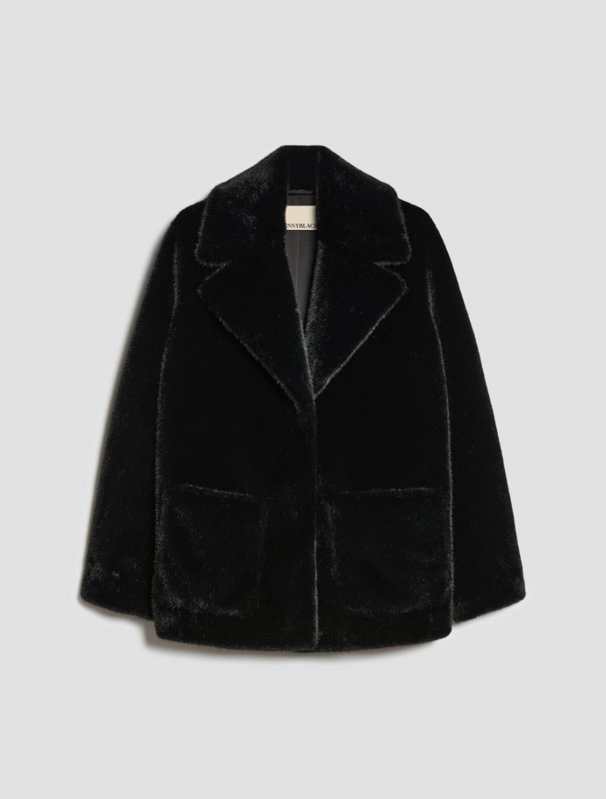 Soft and cosy jacket - BLACK - Pennyblack - 2