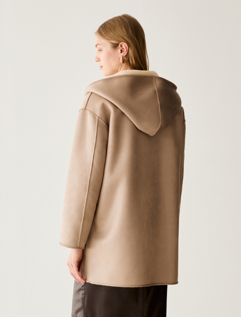 Reversible hooded coat - Pennyblack - 3