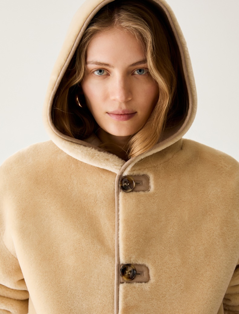 Reversible hooded coat - Pennyblack - 4