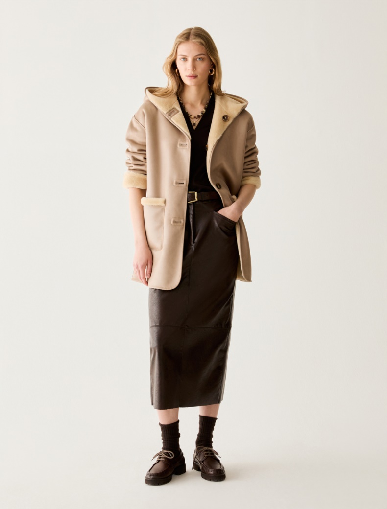 Coat reversibile con cappuccio - Pennyblack