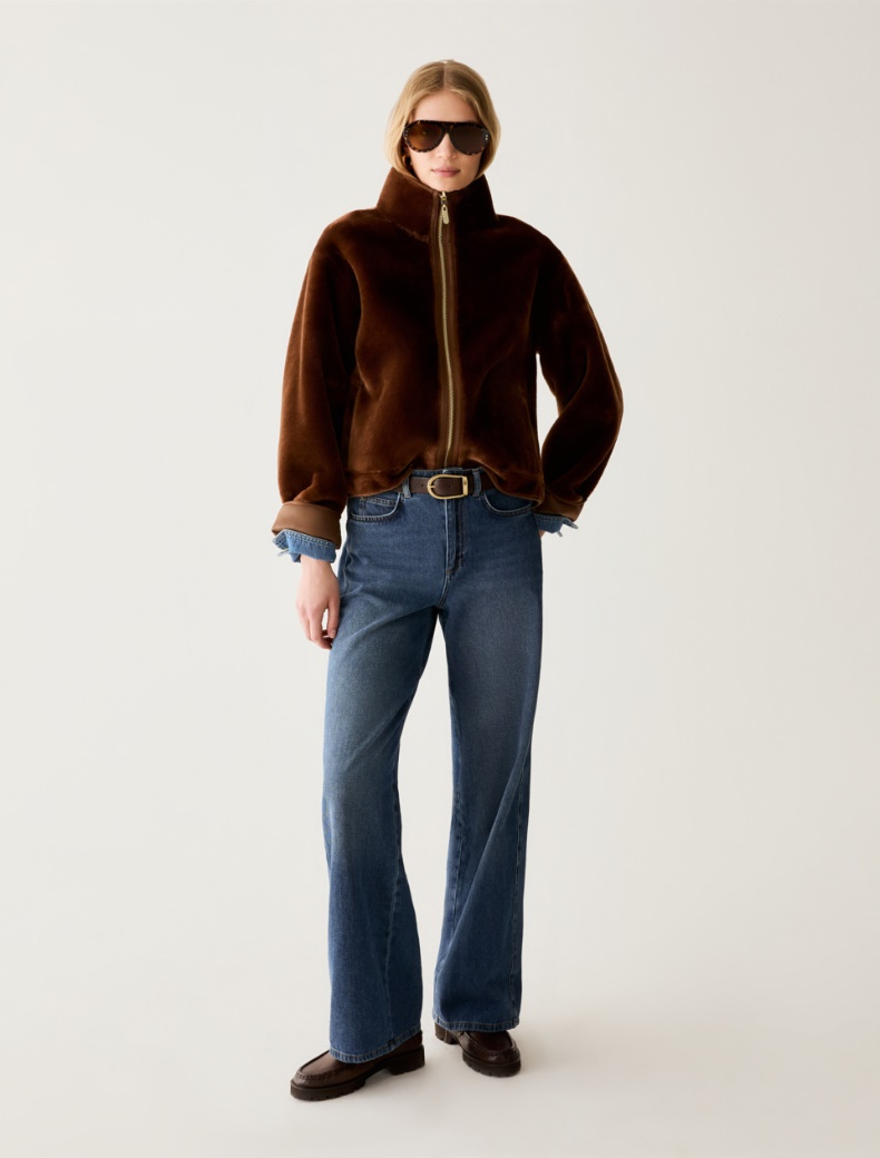 Reversible boxy-cut jacket - Pennyblack - 5
