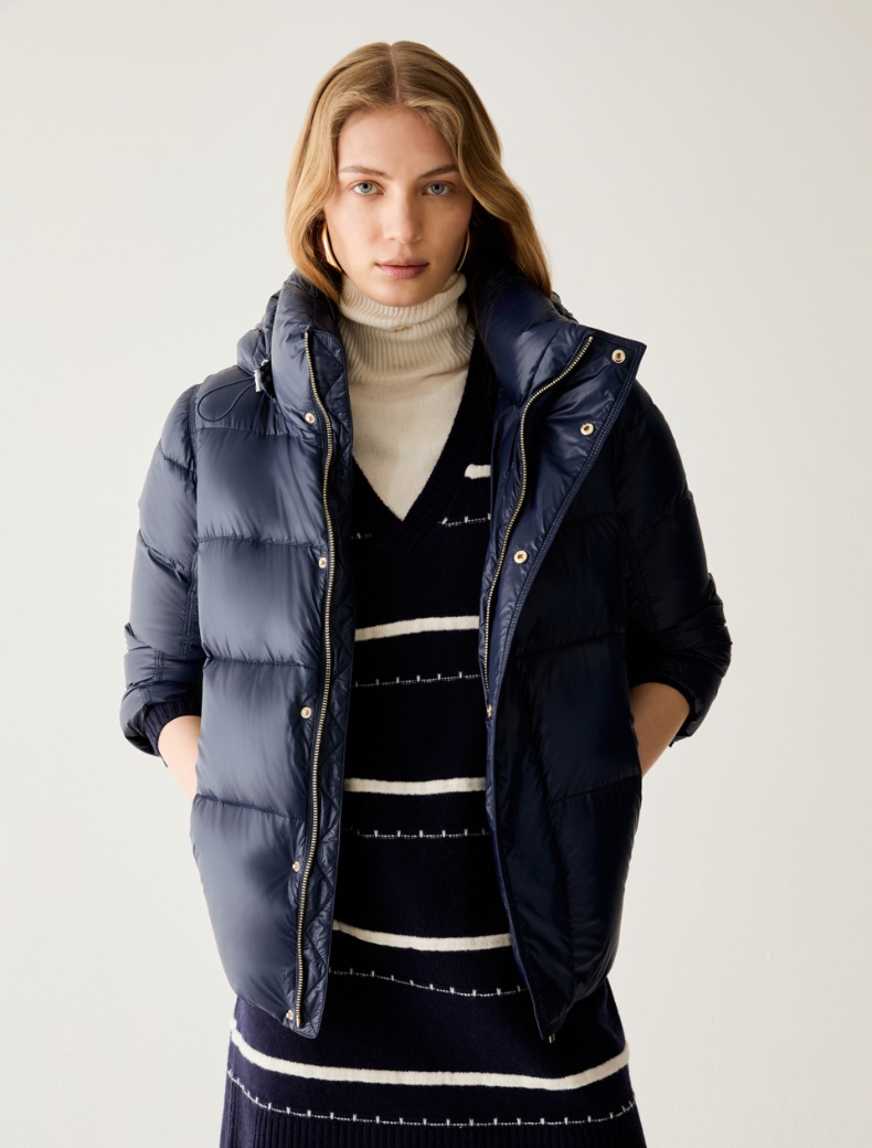 Water-repellent nylon down jacket - Pennyblack - 7