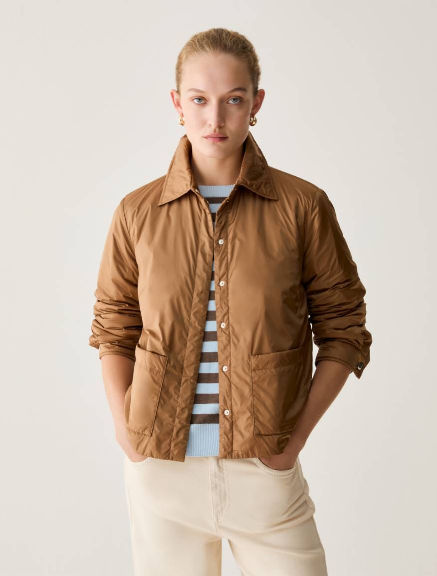 Water-repellent padded jacket - CAMEL - Pennyblack