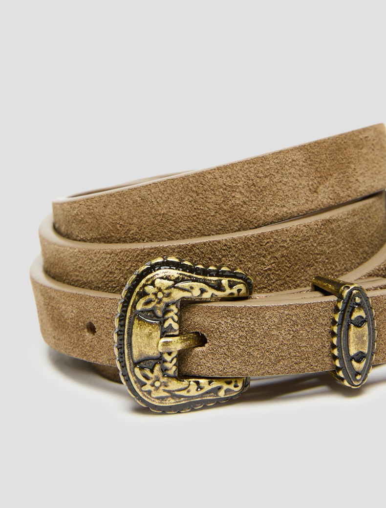 Slim suede belt - Pennyblack - 2