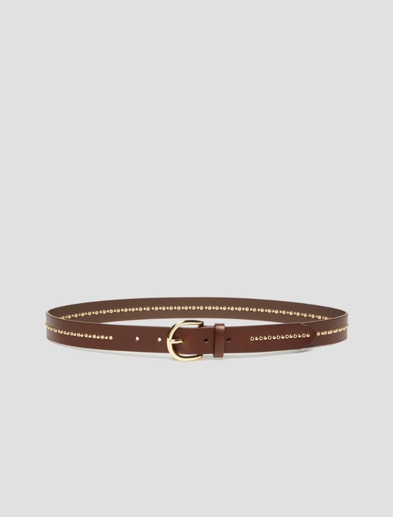 Studded leather belt - Pennyblack