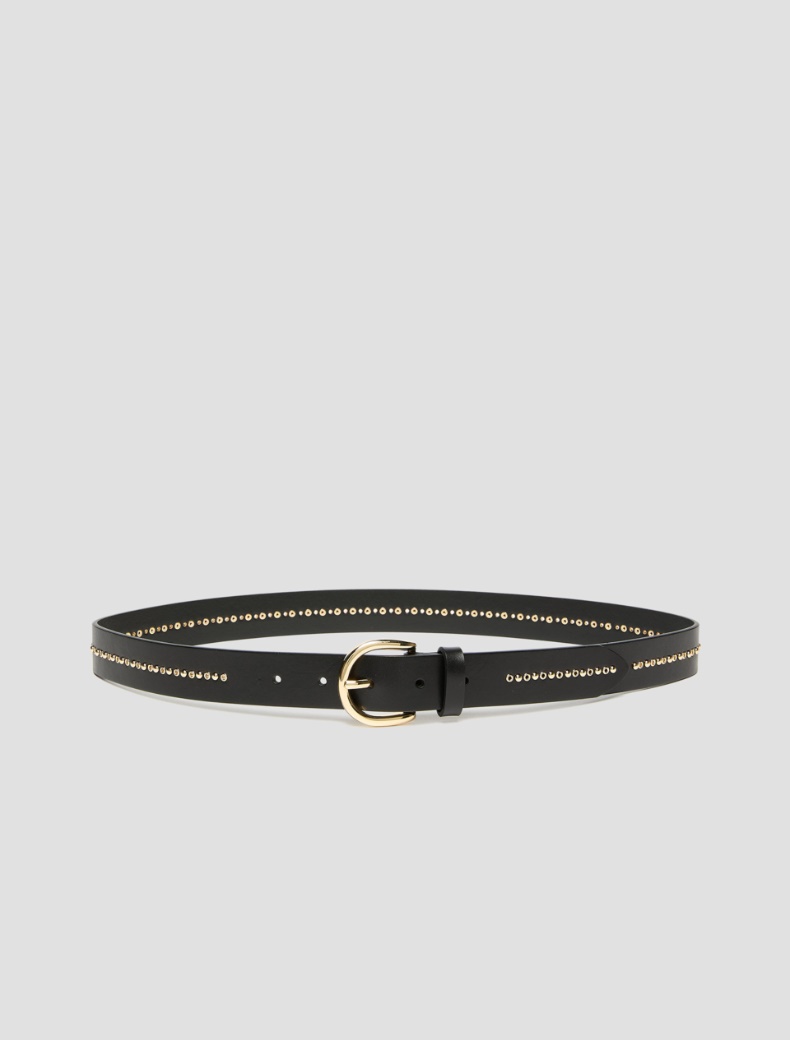 Studded leather belt - Pennyblack