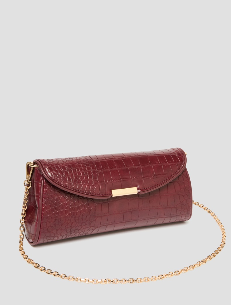 Crocodile-effect clutch bag - Pennyblack - 3