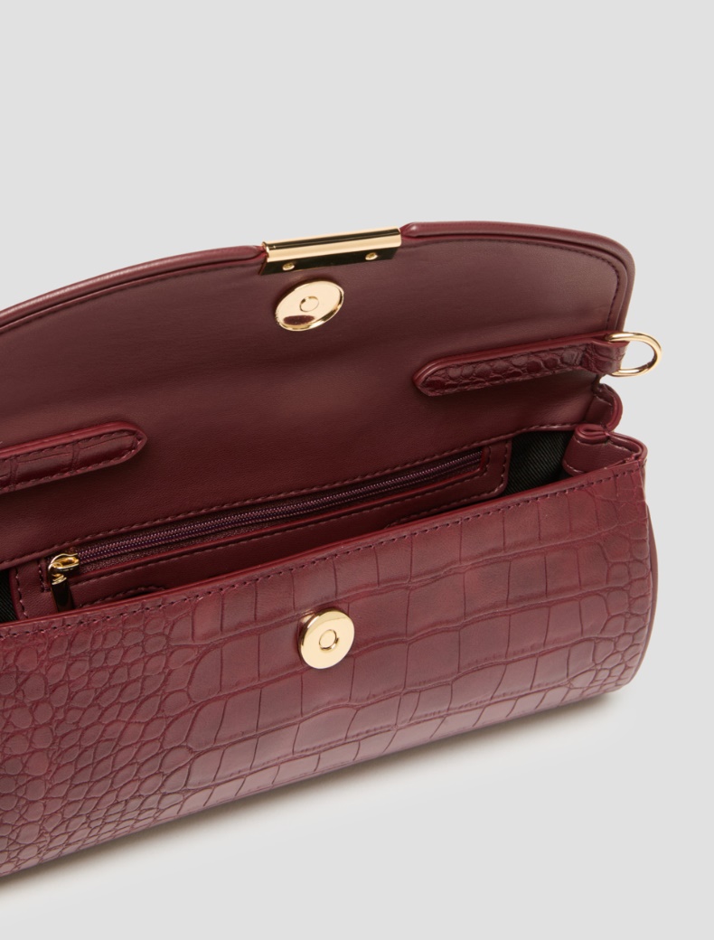 Crocodile-effect clutch bag - Pennyblack - 4