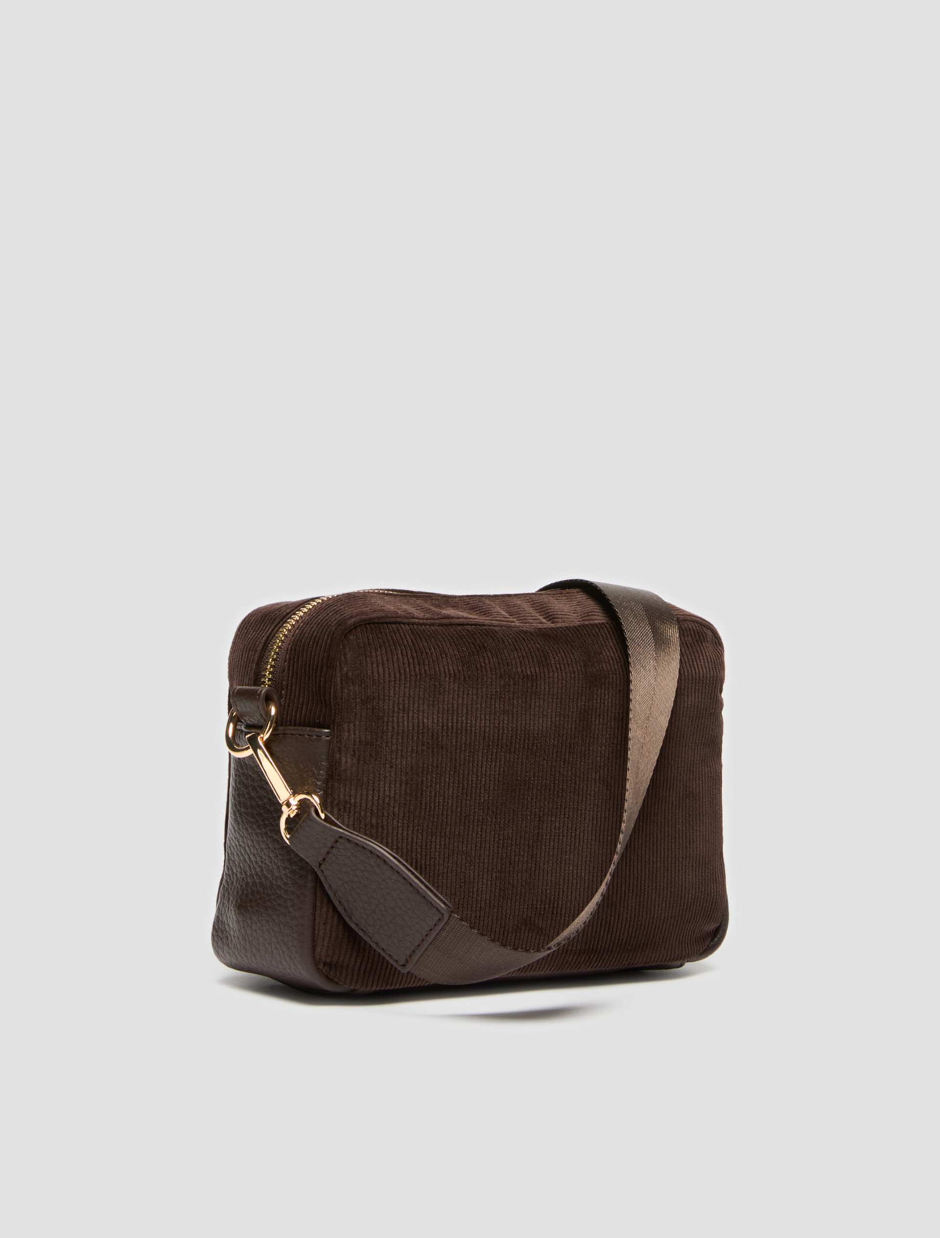 Corduroy camera bag - DARK BROWN - Pennyblack - 2